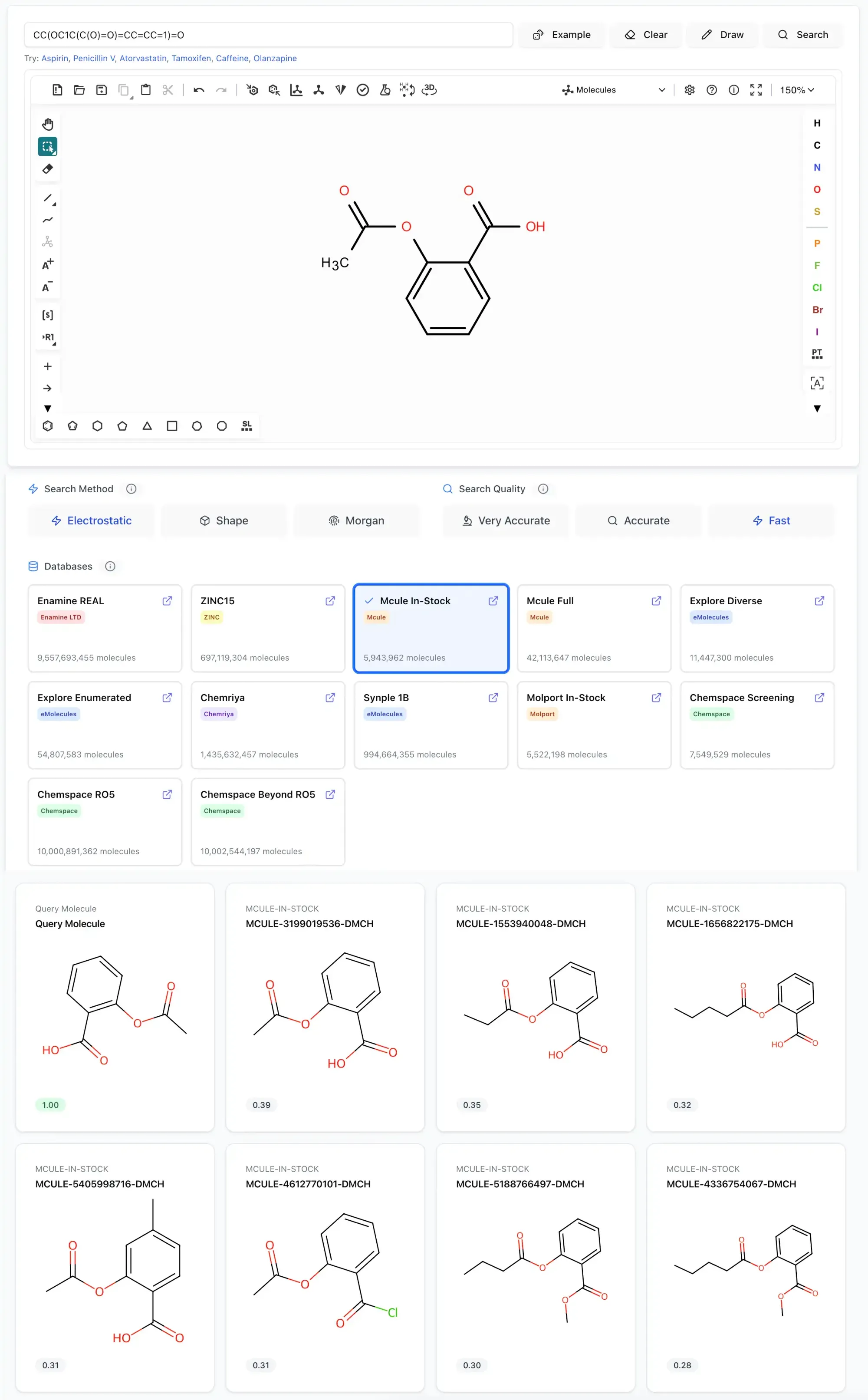 CHEESE Search interface